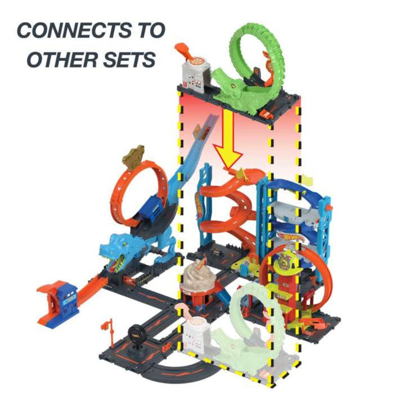 Hot Wheels Gator Loop Attack Playset