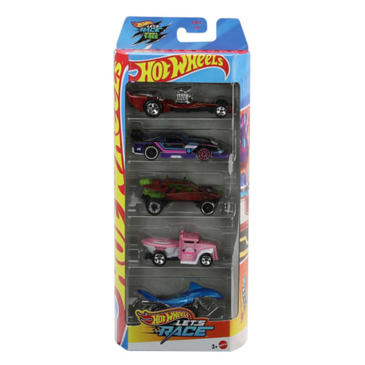 Hot Wheels Let's Race 5-Pack Of Die-Cast Cars & Trucks