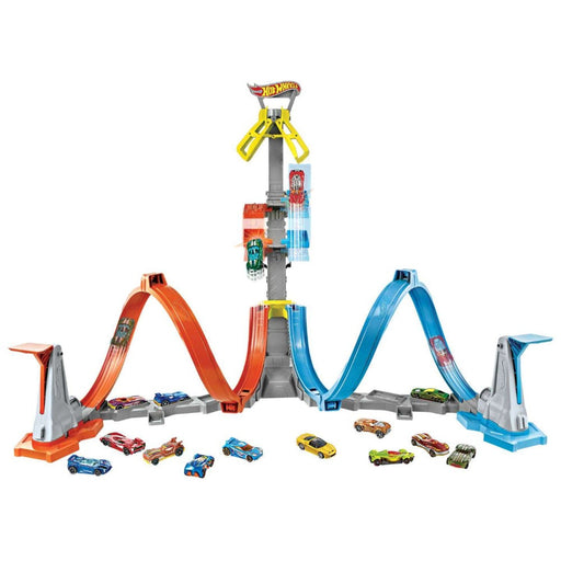 Hot Wheels Loop and Launch Play Set-Action & Toy Figures-Hot Wheels-Toycra