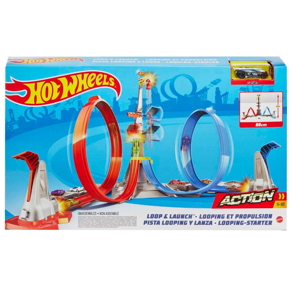 Hot Wheels Loop and Launch Play Set — Toycra