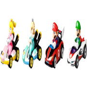 Hot Wheels Mario Kart Pack of 4 Vehicles with 1 Collectible Model