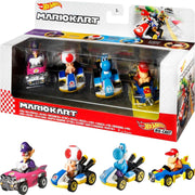 Hot Wheels Mario Kart Pack of 4 Vehicles with 1 Collectible Model