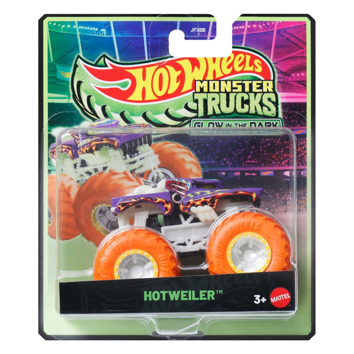 Hot Wheels Monster Trucks Glow in the Dark Vehicle-Vehicles-Hot Wheels-Toycra