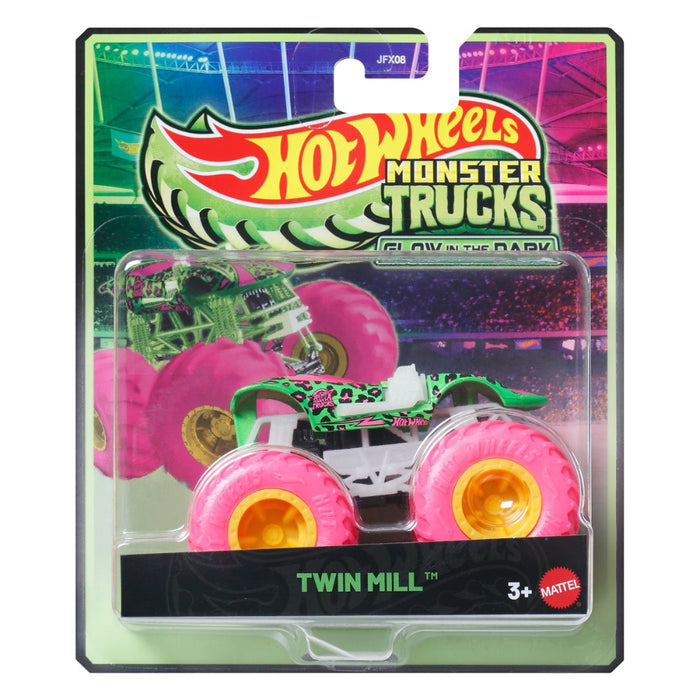 Hot Wheels Monster Trucks Glow in the Dark Vehicle-Vehicles-Hot Wheels-Toycra