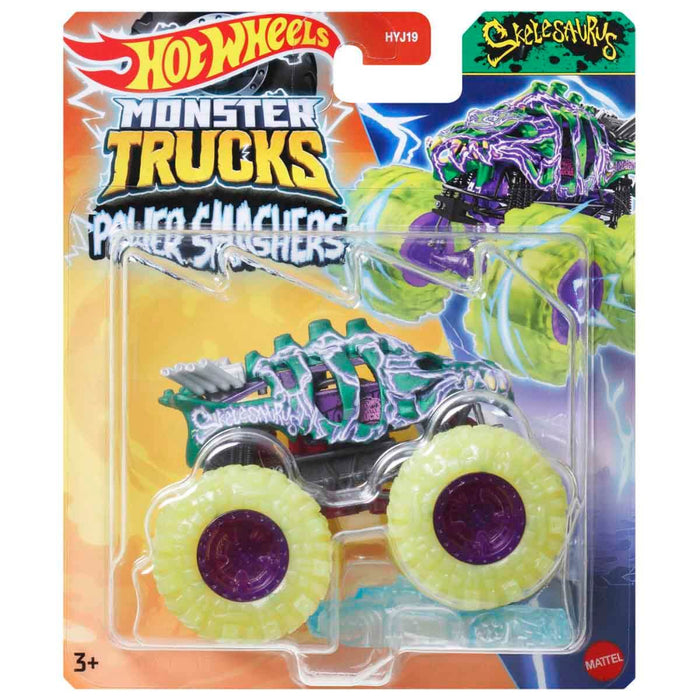 Hot Wheels Monster Trucks Power Smashers 1:64 Scale Die-Cast Toy Truck -Set of 6-Vehicles-Hot Wheels-Toycra