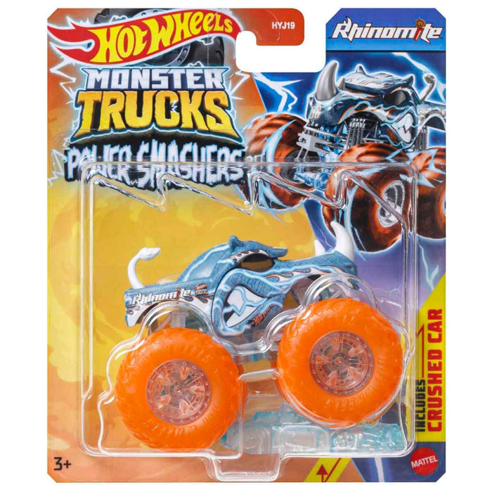 Hot Wheels Monster Trucks Power Smashers 1:64 Scale Die-Cast Toy Truck -Set of 6-Vehicles-Hot Wheels-Toycra