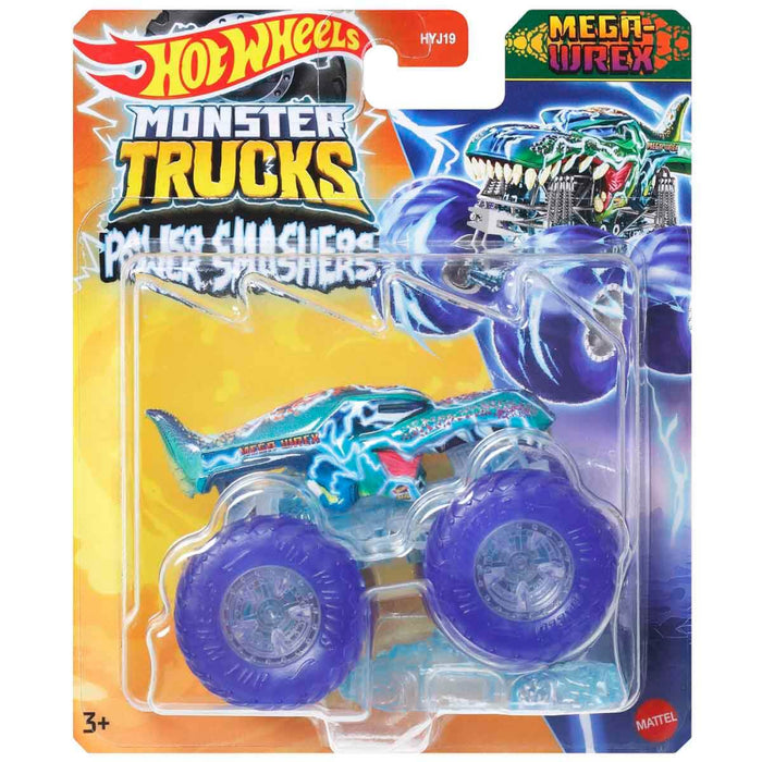 Hot Wheels Monster Trucks Power Smashers 1:64 Scale Die-Cast Toy Truck -Set of 6-Vehicles-Hot Wheels-Toycra