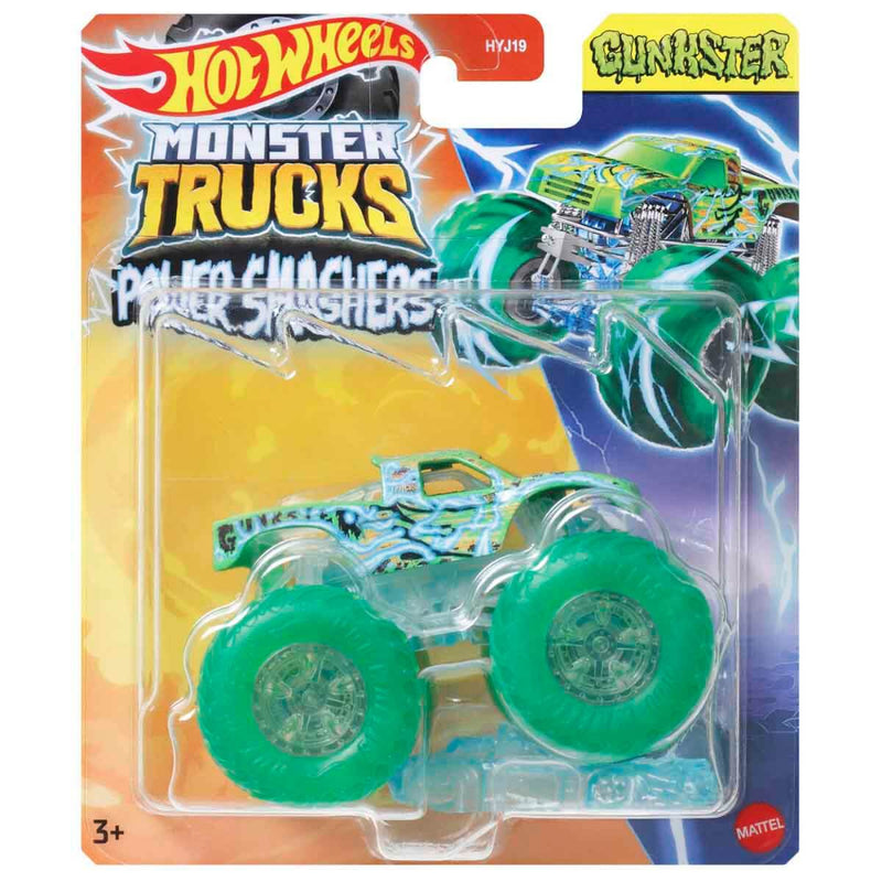 Hot Wheels Monster Trucks Power Smashers 1:64 Scale Die-Cast Toy Truck -Set of 6-Vehicles-Hot Wheels-Toycra