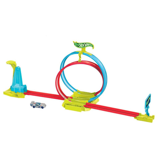 Hot Wheels Neon Speeders Laser Stunt Slamway Track Set-Action & Toy Figures-Hot Wheels-Toycra