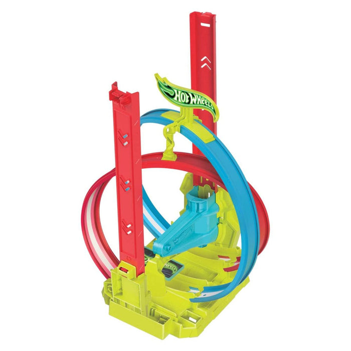 Hot Wheels Neon Speeders Laser Stunt Slamway Track Set — Toycra