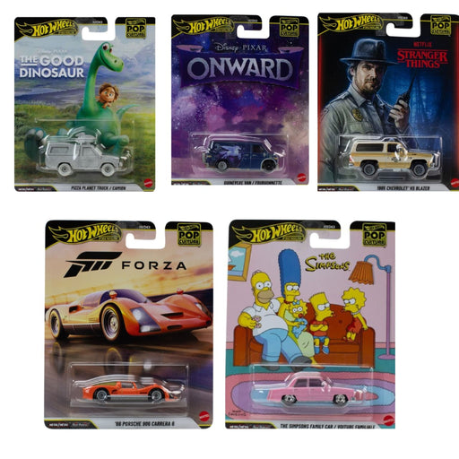Hot Wheels Pop Culture Set of 5 +Barbie Signature Doll By Anita Dongre Combo