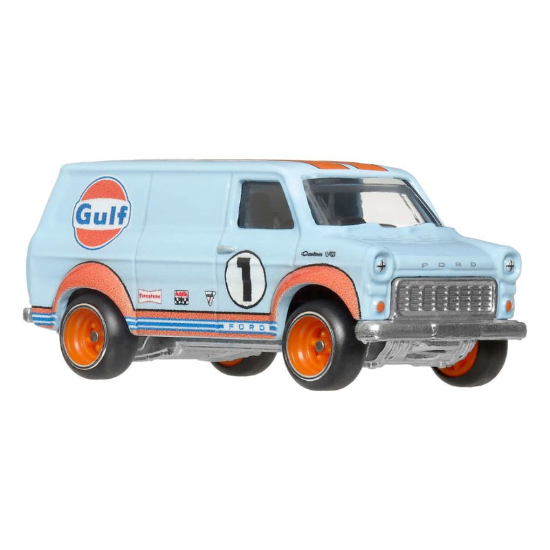 Hot Wheels Premium 1:64 Scale Gulf Racing Diorama Set of 4