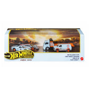 Hot Wheels Premium 1:64 Scale Gulf Racing Diorama Set of 4