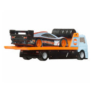 Hot Wheels Premium 1:64 Scale Gulf Racing Diorama Set of 4