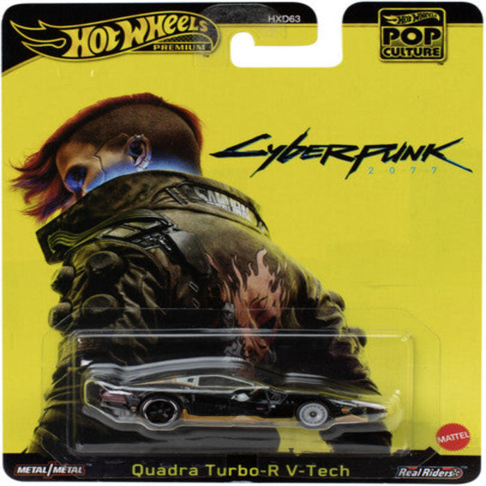 Hot Wheels Premium: Cyberpunk Quadra Turbo R V-Tech-Vehicles-Hot Wheels-Toycra
