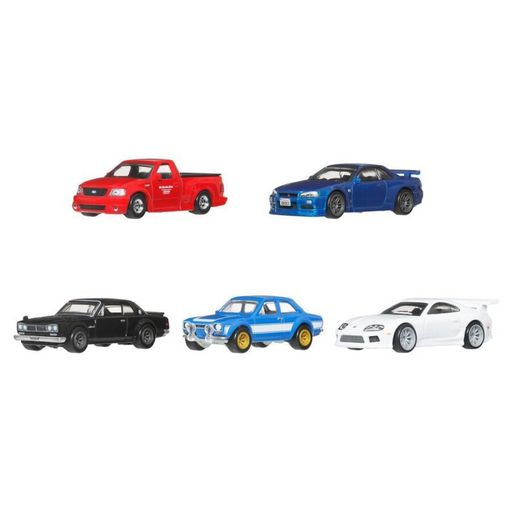 Hot Wheels Premium Fast & Furious 25th Anniversary set of 5 metal collectible cars (Brian O'Conner)