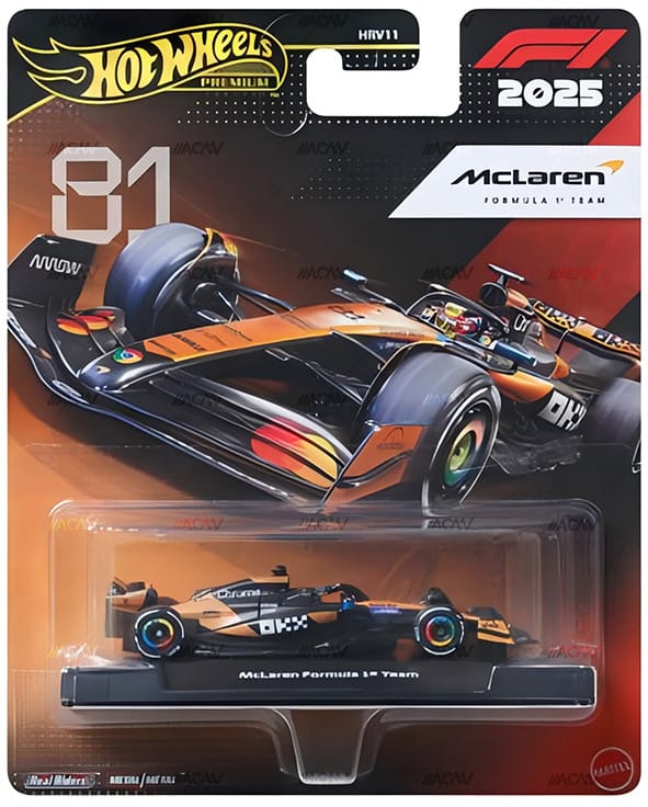 Hot Wheels Premium Formula 1 - Set of 5