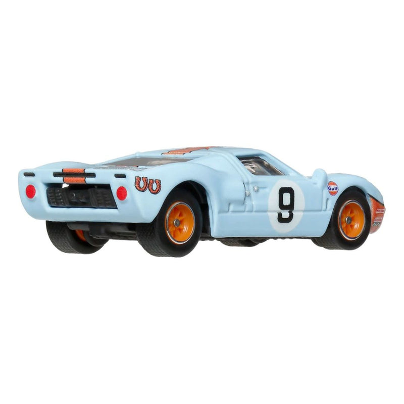 Hot Wheels Premium 1:64 Scale Gulf Racing Diorama Set of 4