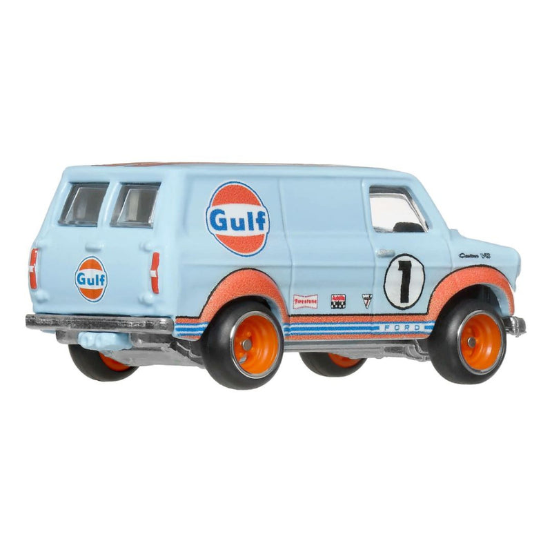 Hot Wheels Premium 1:64 Scale Gulf Racing Diorama Set of 4