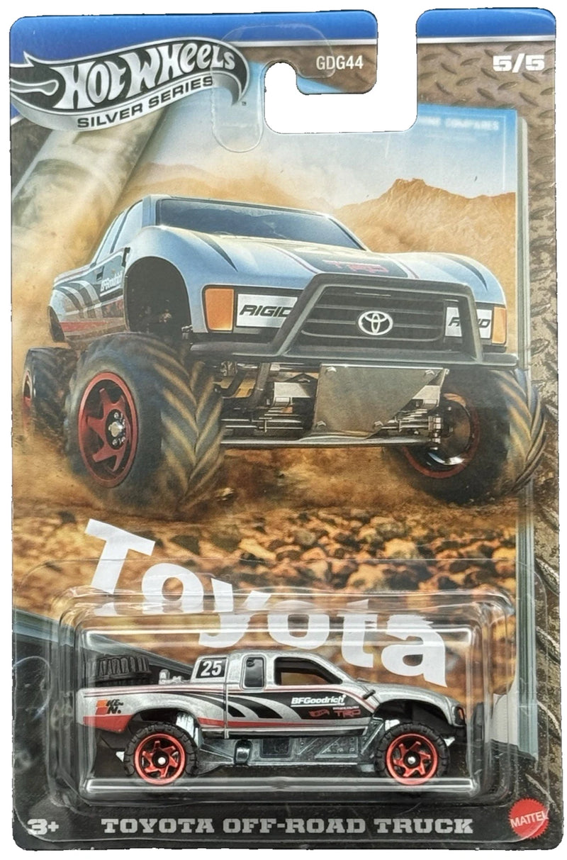 Hot Wheels Silver Series 2025 HW Toyota Trucks -Set of 5