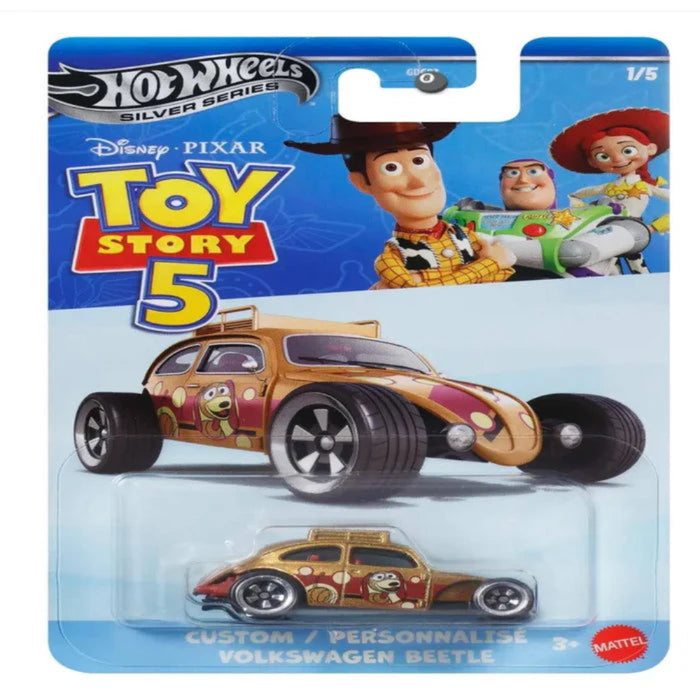 Hot Wheels Silver Series 2026 Toy Story 5 - Set of 5 + Barbie Signature Diwali Doll Combo Pack-Vehicles-Hot Wheels-Toycra