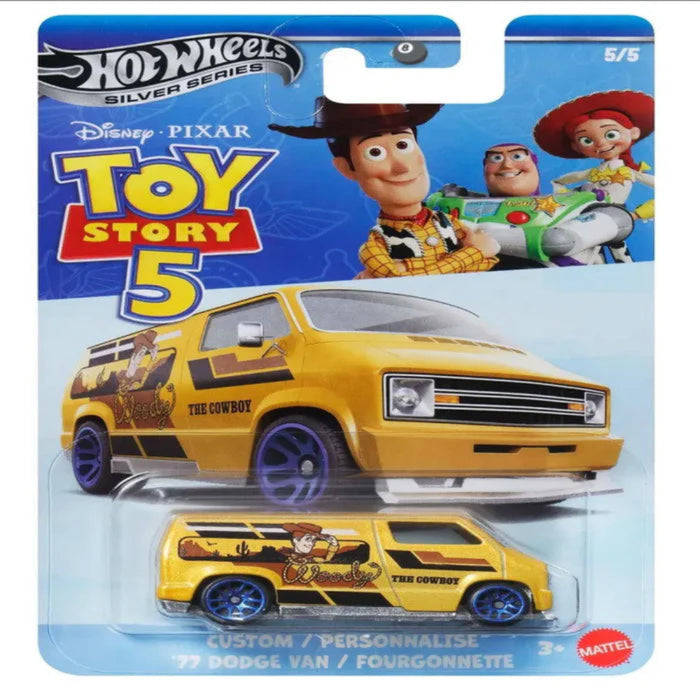 Hot Wheels Silver Series 2026 Toy Story 5 - Set of 5 + Barbie Signature Diwali Doll Combo Pack-Vehicles-Hot Wheels-Toycra