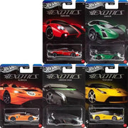 Hot Wheels Silver Series Exotics - Set of 5+Batman Collection Pack of 10 Cars