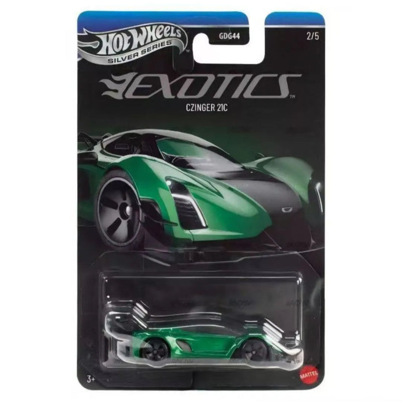 Hot Wheels Silver Series Exotics - Set of 5+Batman Collection Pack of 10 Cars