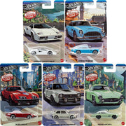 Hot Wheels Silver Series Vintage Club 1968 Set of 5 +Silver Series Batman Collection Pack of 10 Cars