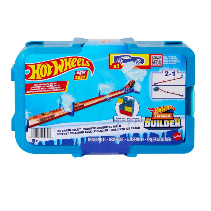 Hot Wheels Track Builder Ice Crash Pack — Toycra