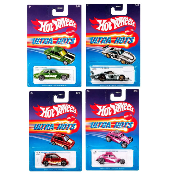 Hot Wheels Ultra Hots Car Pack of 4 New-Vehicles-Hot Wheels-Toycra