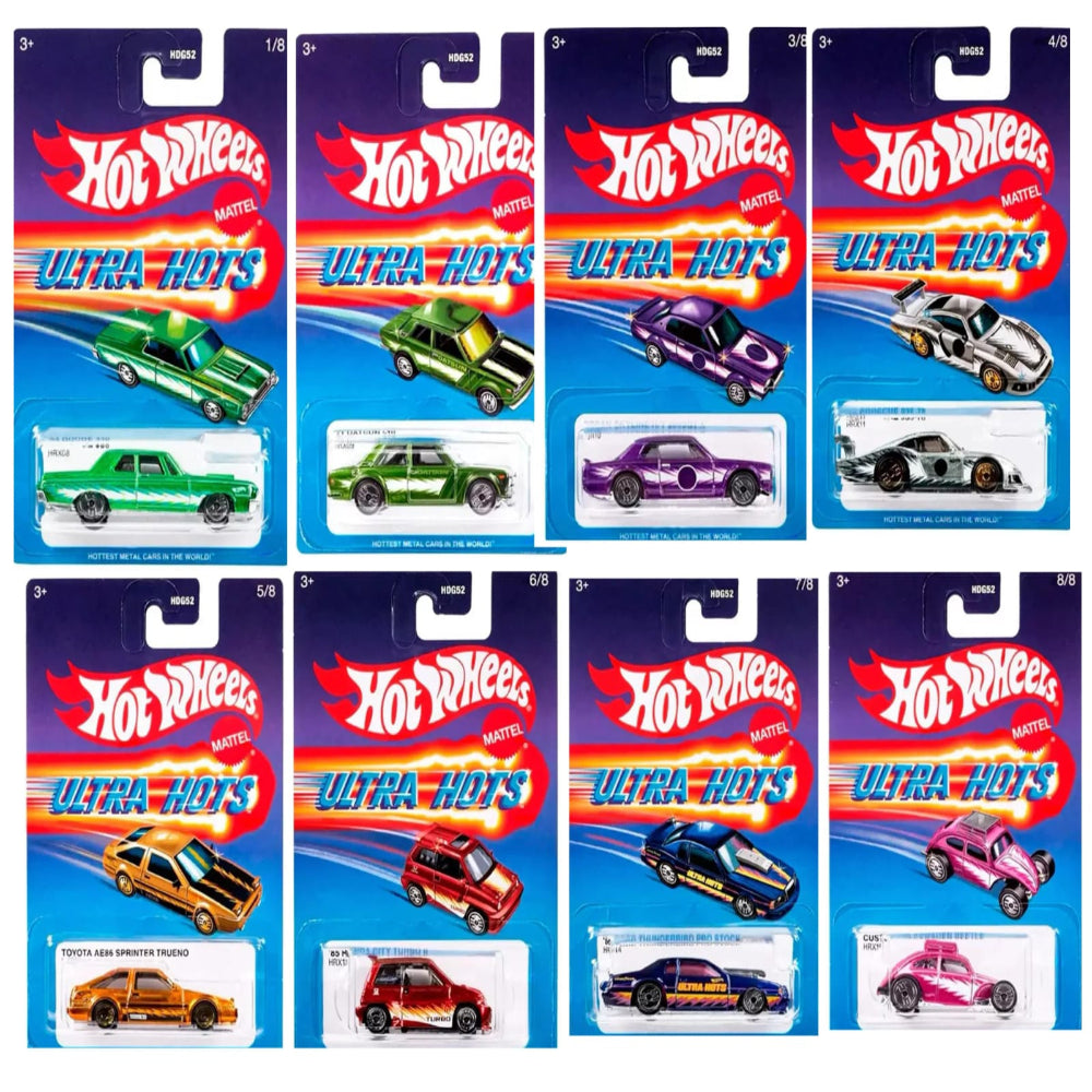 Hot Wheels Ultra Hots Car Pack of 8 New | Buy Online at Toycra