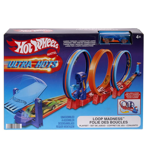 Hot Wheels Ultra Hots Loop Madness Track Set-Action & Toy Figures-Hot Wheels-Toycra