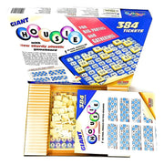 Housie 384 Game - Reusable Tickets with Plastic Gameboard | Family Party Game by Toymate