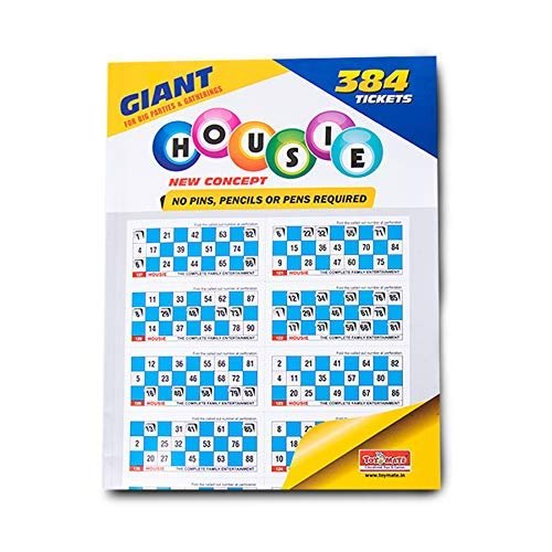 Housie 384 Tickets Booklet – No Pens, Pencils or Pins Required!