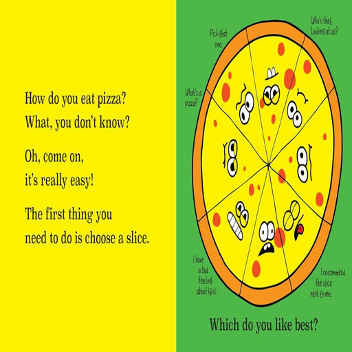 How To Eat Pizza-Picture Book-KRJ-Toycra