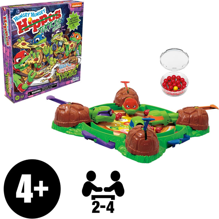 Hungry Hungry Hippos: Teenage Mutant Ninja Turtles Edition Game-Board Games-Hasbro-Toycra