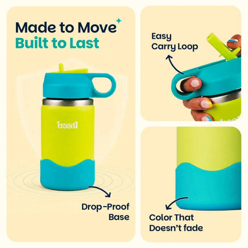 Basil HydraPop Insulated Steel Bottle - 380ml