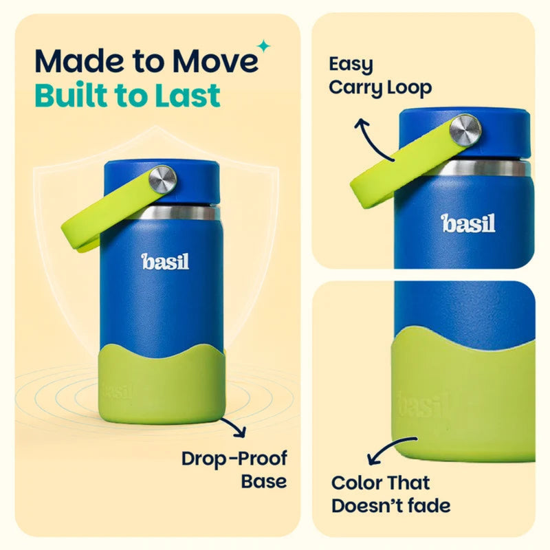 Basil HydraRush 380 ml Insulated Bottle - Oasis