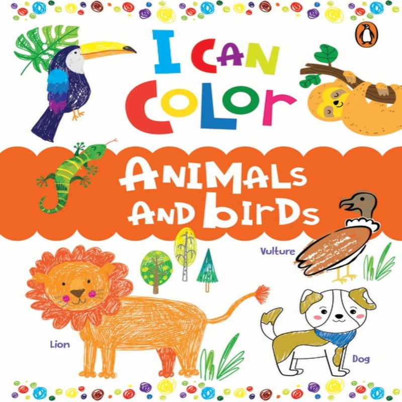 I Can Color (Set Of 4 Books)