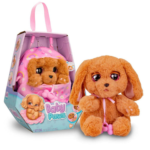 IMC Baby Paws Cocker Puppy Toy With Swaddle Bag-Soft Toy-IMC-Toycra