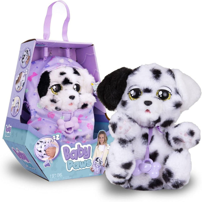 IMC Baby Paws Dalmatian Puppy Toy With Cute Swaddle Bag-Soft Toy-IMC-Toycra