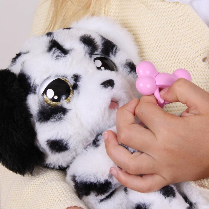 IMC Baby Paws Dalmatian Puppy Toy With Cute Swaddle Bag-Soft Toy-IMC-Toycra