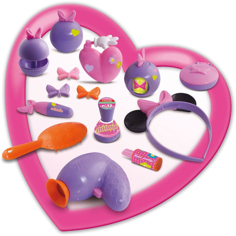 IMC Plastic Minnie Vanity Set with Legs and Stool-Pretend Play-IMC-Toycra