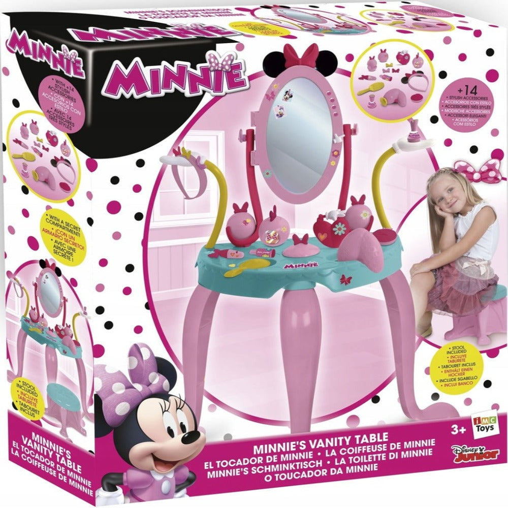 IMC Plastic Minnie Vanity Set with Legs and Stool — Toycra