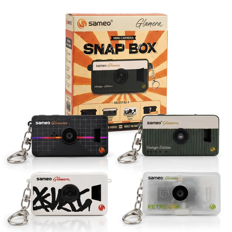 Sameo Glamera Blind Box Keychain Mini Digital Camera, 1pc