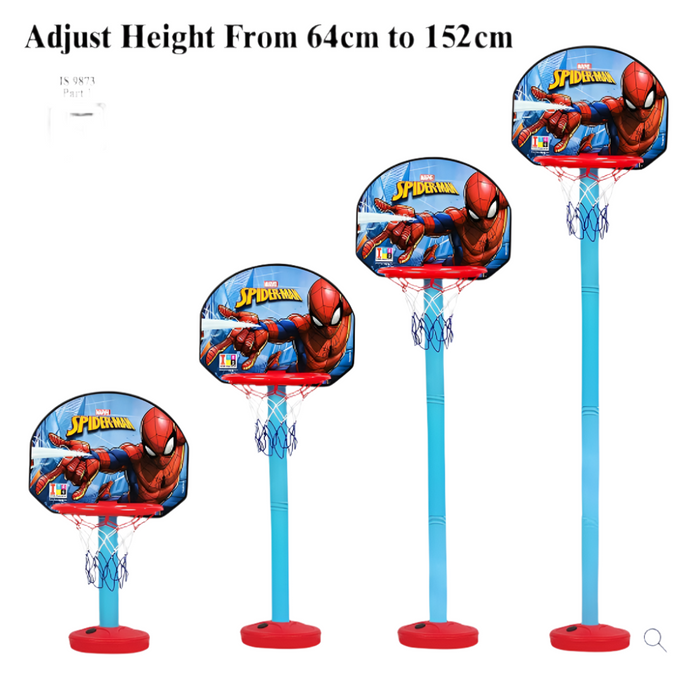 ITOYS Marvel Spiderman Shooting Champ Basketball Set for Kids - Multicolor-Outdoor Toys-Itoys-Toycra