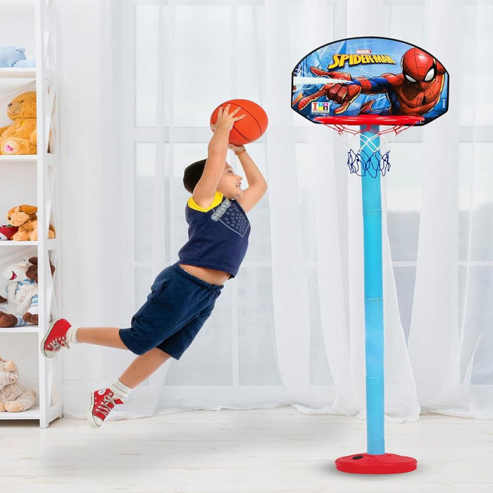 ITOYS Marvel Spiderman Shooting Champ Basketball Set for Kids - Multicolor-Outdoor Toys-Itoys-Toycra