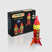 ITPlay Glow In The Dark Magnetic Tiles 40Pcs Building Set