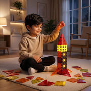 ITPlay Glow In The Dark Magnetic Tiles 40Pcs Building Set